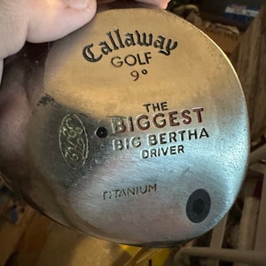 Used Men's Callaway Right Handed Regular Flex 9 Loft Biggest Big Bertha Driver