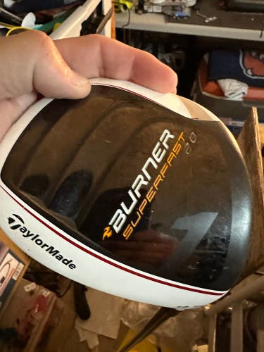 Used Men's TaylorMade Right Handed Stiff Flex 9.5 Loft Burner Superfast 2.0 Driver