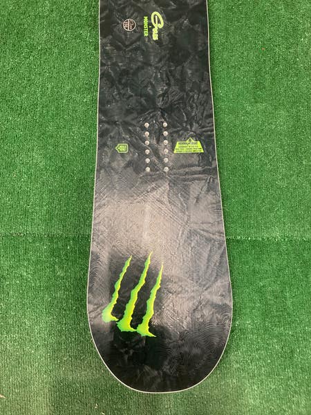 Monster Energy スノーボード 黒と黄色 NEW GNU MONSTER ENERGY LIMITED EDITION Snowboard Deck 156 CM