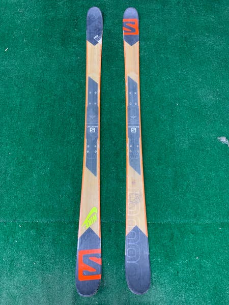 Used 2015 Men's Salomon NFX Lab 176 cm All Mountain Skis Without