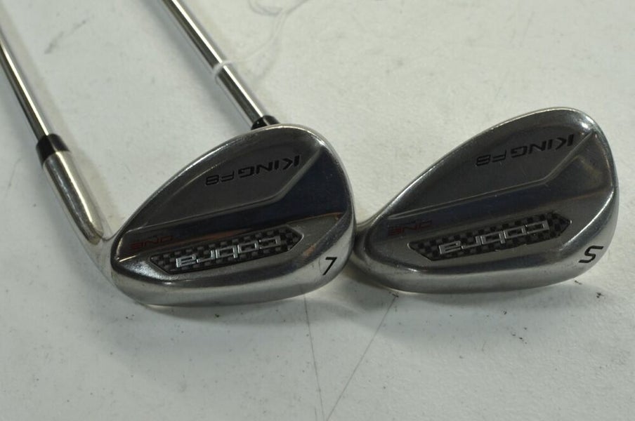 Cobra King F8 One Length Sand and Lob Wedge Set RH Regular Flex Steel # 181908