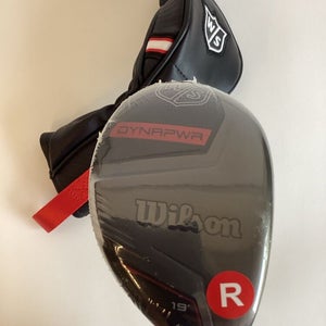 Wilson Dynapwr 3 Hybrid 19* HZRDUS Smoke RDX 5.5 Regular Graphite Shaft NEW