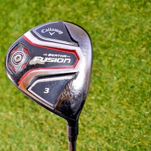 Callaway	BIG BERTHA FUSION	3 Fairway Wood	RH	43"	Graphite	Senior	Dri-Tac 2.0