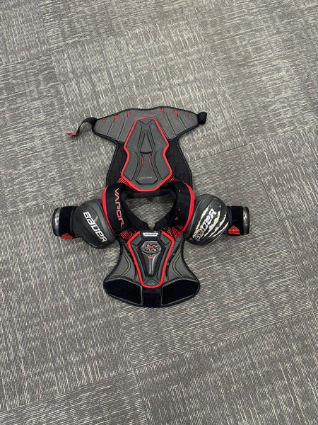 Used Large Bauer Vapor 1X Lite Shoulder Pads