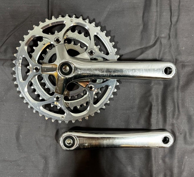 Andel RSC6 175mm 48/36/26 Silver Aluminum Triple Crankset CLEAN Fast Shipping