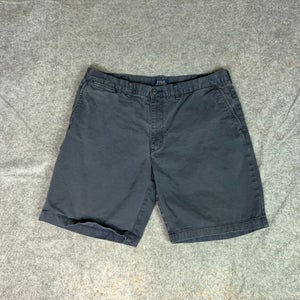 Polo Ralph Lauren Mens Shorts 36 Gray Chino Cotton Pockets Casual Preppy Work 9"