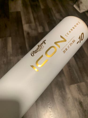 Used 2024 Rawlings USSSA Certified Composite 20 oz 30" Icon Bat