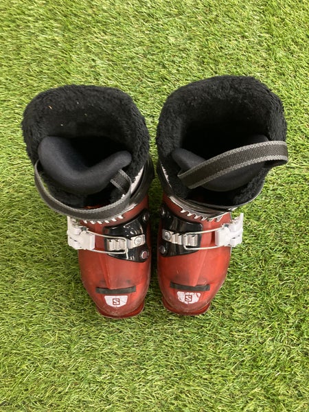 Used Kid's Salomon T2 RT Ski Boots Mondo 19 & 19.5