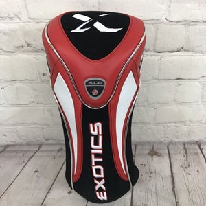 Tour Edge Exotics XCG Premium Golf Driver Headcover fits 460cc - Black Red White
