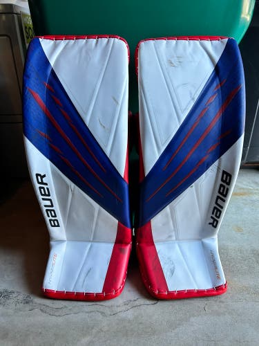 Used 2022 Bauer Hyperlite Goalie Leg Pads
