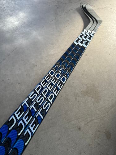 3 PACK 75 Flex NCAA New Senior CCM Left Hand P28 Pro Stock JetSpeed FT5 Pro Hockey Stick