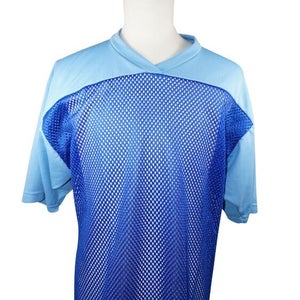 Adult Small - Xtreme Basics Sr S - Lacrosse Ball Roller Ice Hockey - Blue Jersey