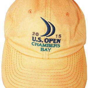 Pga Tour US Open Chambers Bay Golf Hat - USGA Member - Orange Slouch Cap 2015