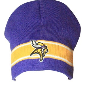 Adult One Size - Vintage Minnesota Vikings Nfl Football Reebok Beanie Cap 2011