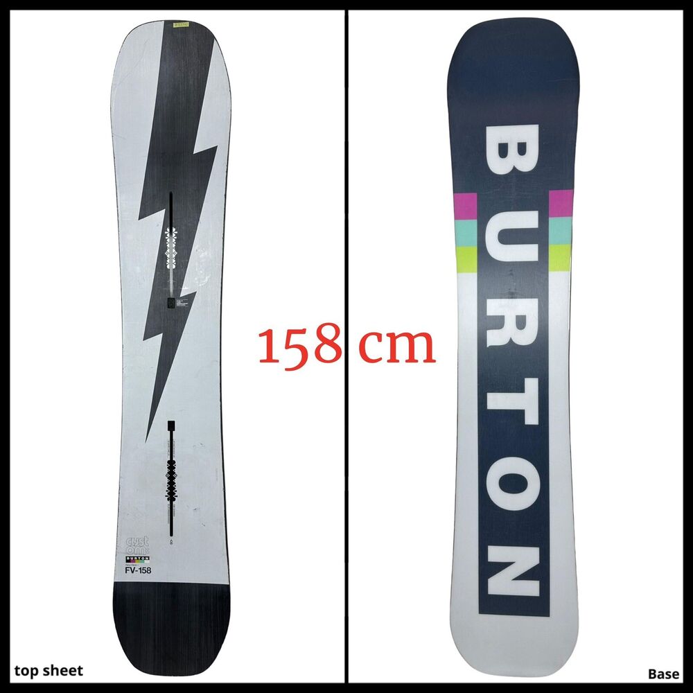 中古 14/15 BURTON CUSTOM 158cm CAMBER形状 12/13 MISSION EST