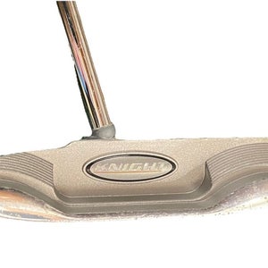Knight Crossfire 1202 Center Shaft Blade Putter RH 35" Steel W/Label New Grip HC