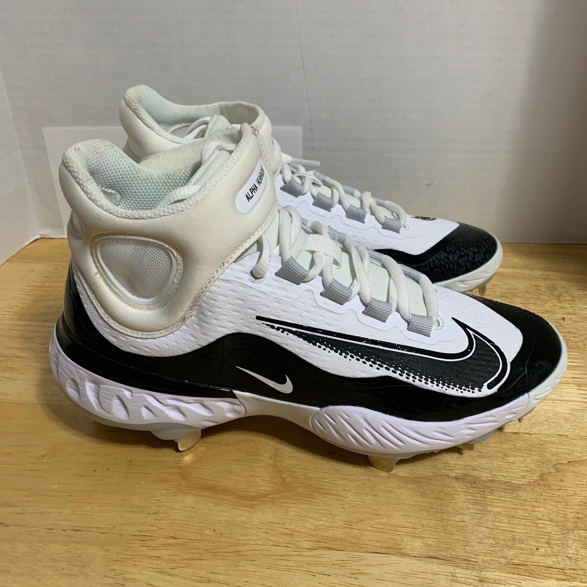 NEW Nike Alpha Huarache Elite 4 Baseball Cleats FB9121-104 Size 7 White Nike Alpha Huarache Elite 4 Low Baseball Cleat | Hibbett main image 3