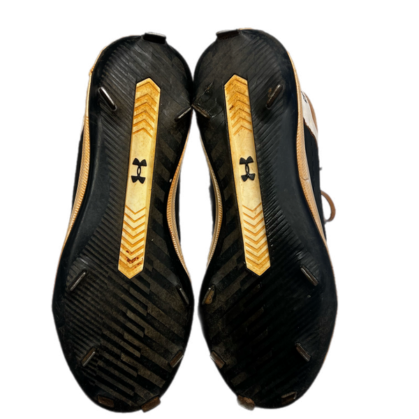 Used Under Armour 3021711-0013 BB/SB Cleats Black Senior 9.5 11730-S000054222