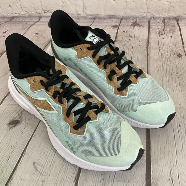 Diadora Mythos Blushield Volo 3 ACBC Women's Running Shoes Dusty Aqua Green US 7