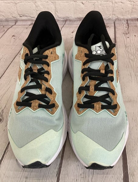 Diadora Mythos Blushield Volo 3 ACBC Women's Running Shoes Dusty Aqua Green US 7