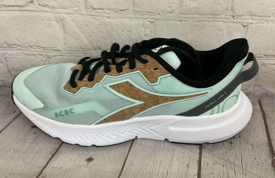Diadora Mythos Blushield Volo 3 ACBC Women's Running Shoes Dusty Aqua Green US 7