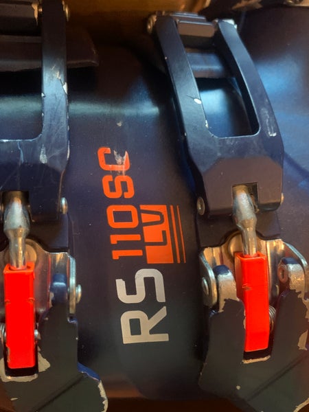 Lange RS 110 SC LV Racing / Race Ski Boots - Mondo Size 25.5 - Legend Blue