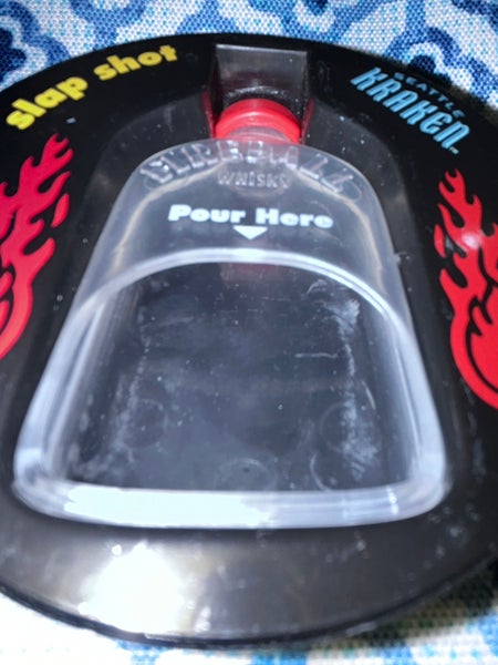 SEATTLE KRAKEN FIREBALL SHOT HOCKEY PUCK