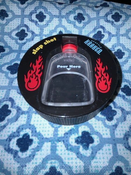 SEATTLE KRAKEN FIREBALL SHOT HOCKEY PUCK