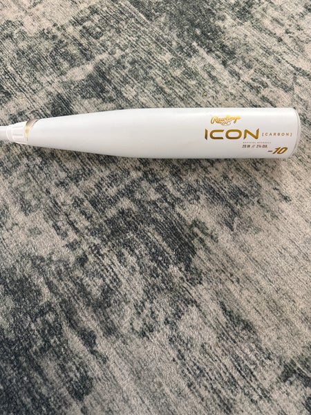 Used Rawlings Icon USSSA Certified Bat (-10) Composite 19 oz 29"