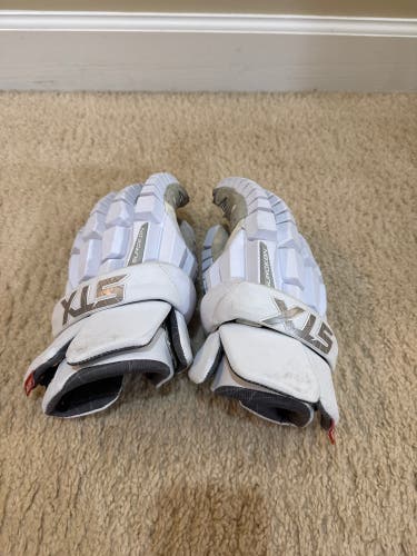 Slightly Used STX Surgeon RZR Lacrosse Gloves