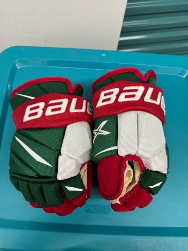 New Bauer Vapor 2X Pro Gloves 13" Pro Stock New Jersey Devils Reverse Retro