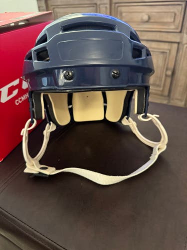 CCM Pro Stock Vector V08 Helmet Navy