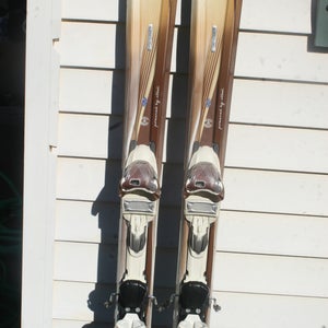 Women's All Mountain 154 cm Volkl Tierra Skis with Marker Adjustable Bindings