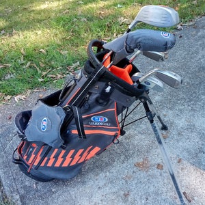 US Kids Golf Golf Orange Right Hand 5 Club (Full Set) Junior Set