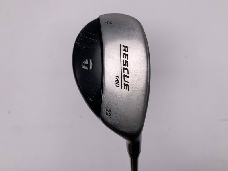 TaylorMade Rescue Mid 4 Hybrid 22* Light Metal Stiff Steel Mens RH