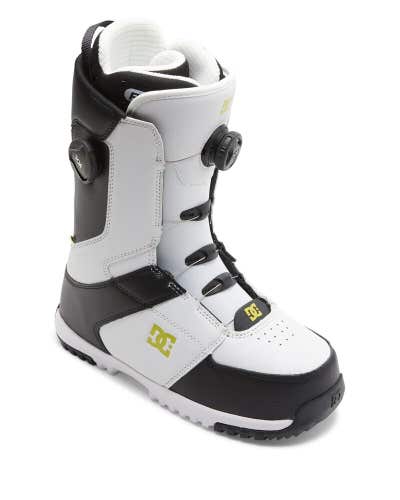 DC Control Double Boa Snowboard Boots, Men's Size 13, White/Black New 2025