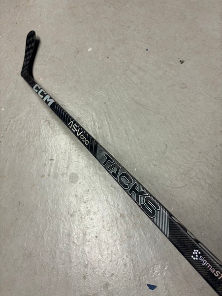 Used Senior CCM Right Handed Pro Stock Super Tacks AS-V Pro Hockey Stick