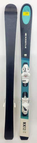 Used $360 Youth Kastle RX12 Jr. Skis & K-4.5 Bindings Sizes 100 110 120