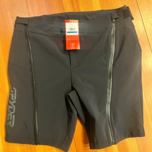 New Adult Mens XL Spyder Ski Racing Training Shorts