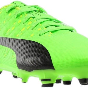 Puma 103972 01 EvoPower Vigor 4 FG JR Youth Kid's Soccer Cleats Green US 4.5C