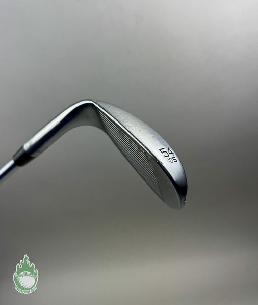 Used RH Titleist Vokey SM8 S Grind Chrome Wedge 54*-10 Stiff Flex Steel Golf