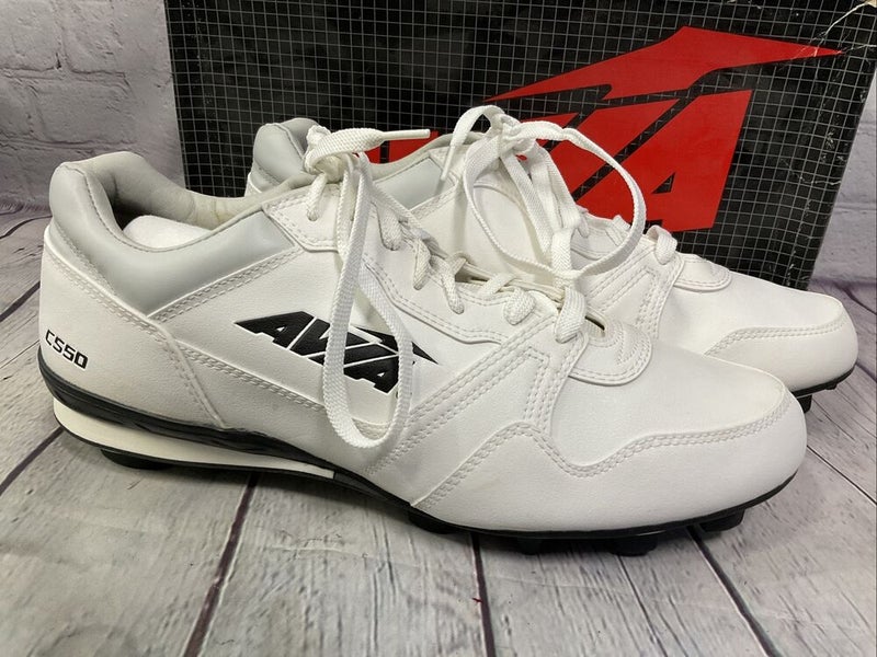 Avia CS-50MW Mens Baseball/Softball Cleats White Black Red US 8 M