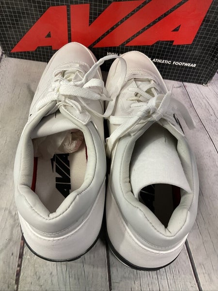 Avia CS-50MW Mens Baseball/Softball Cleats White Black Red US 8 M