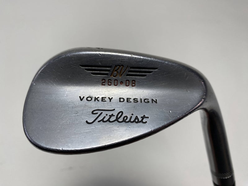 Titleist Vokey Chrome 200 60* 8 True Temper Dynamic Gold Wedge Steel Mens RH