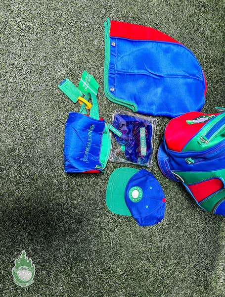 Used Benetton Golf United Colors Of Benetton Bag, Hat, Cover And