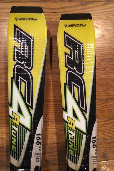 Used Unisex Racing 165 cm Fischer RC4 Race SC Rtune Skis With