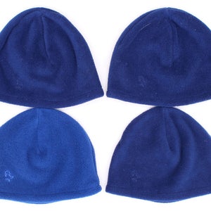 Blue Fleece Kids Hats (Pack of 4)