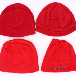 Red Fleece Hats - Junior (Pack of 6)