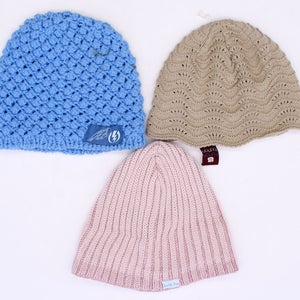 Solid Cable Knit Hats ( Variety Pack Of 3 )