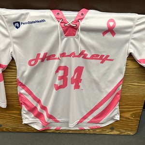 2024-2025 Hershey Cubs Breast Cancer Game Worn Jersey